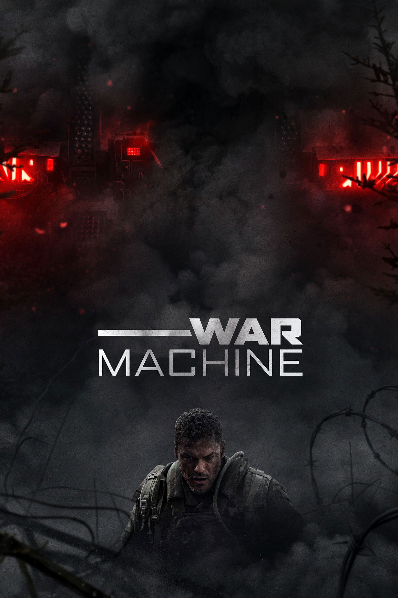 Poster for War Machine, a sci-fi thriller